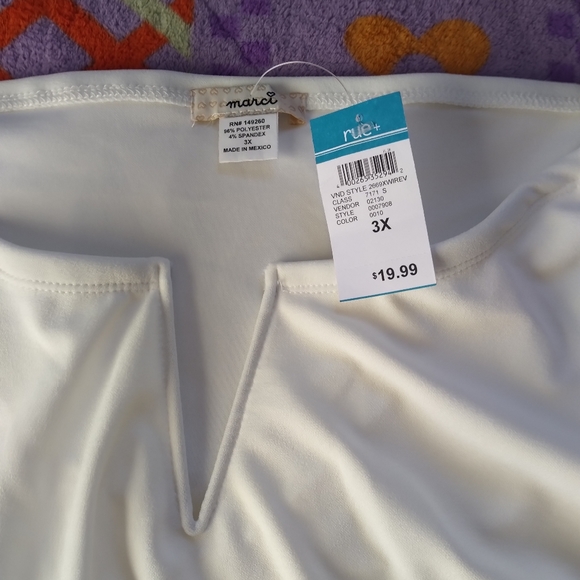 Rue 21 white bodysuit - Picture 5 of 6